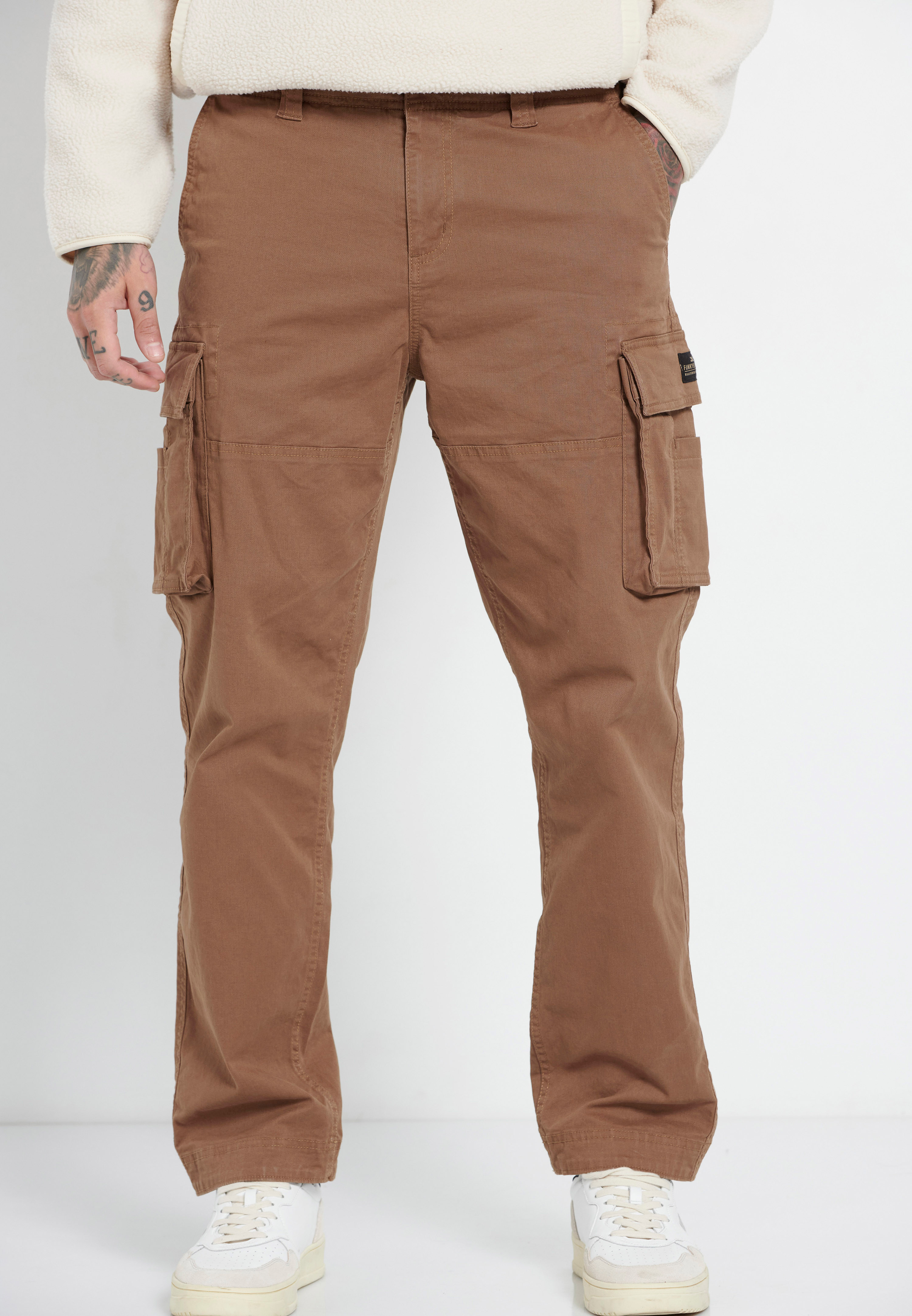 Regular fit cargo παντελόνι