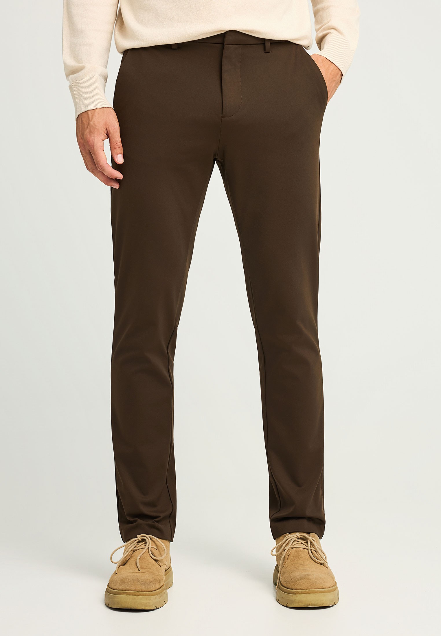 Ανδρικό regular fit chino παντελόνι