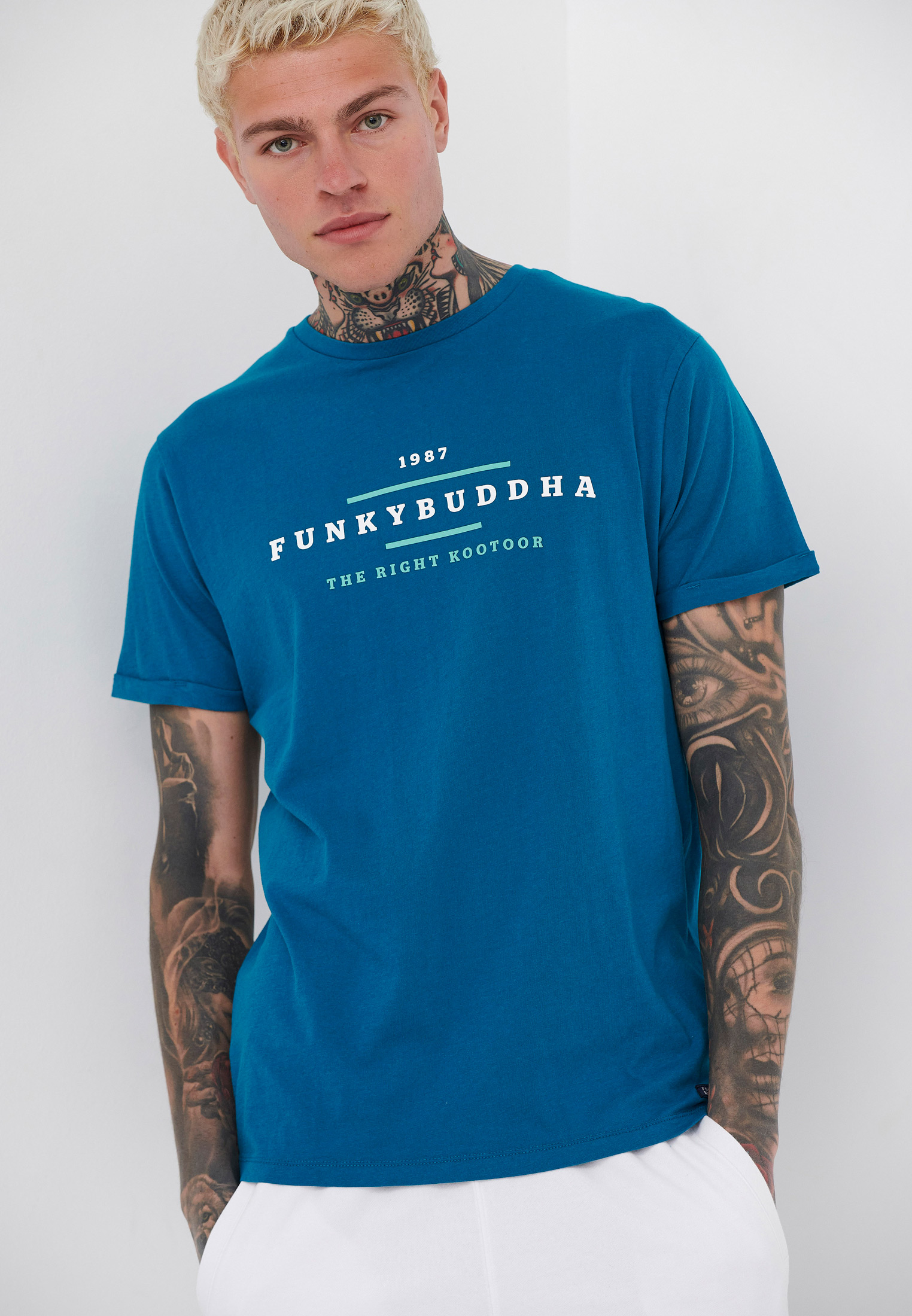 T-shirt με Funky Buddha τύπωμα