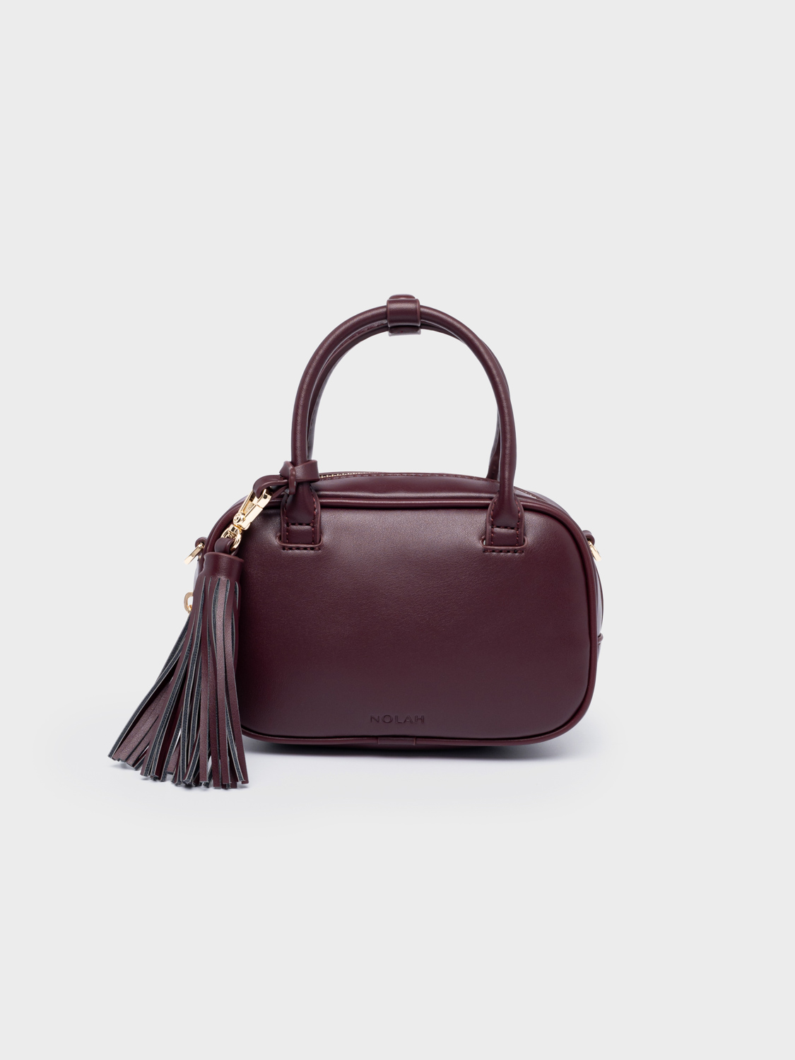 NOLAH ΓΥΝΑΙΚΕΙΑ ΤΣΑΝΤΑ LAURA BURGUNDY GOLD