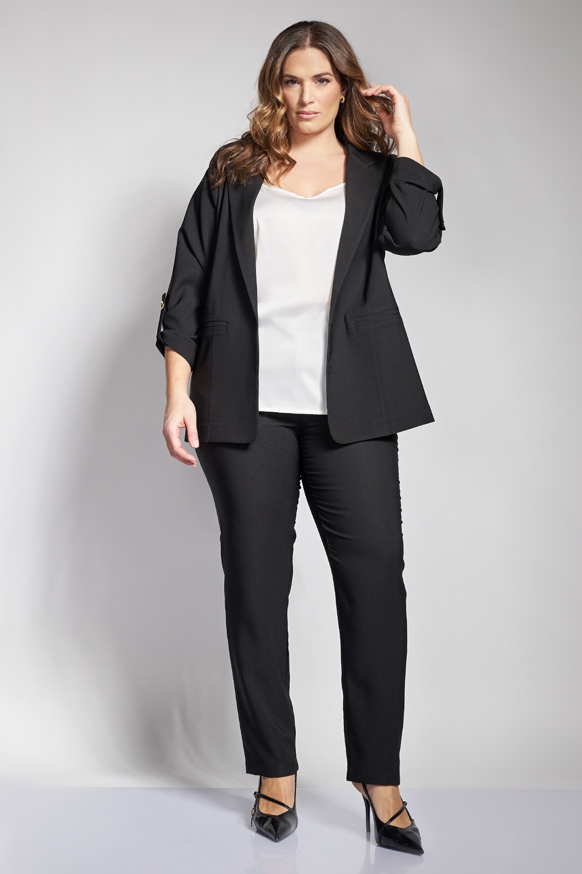 Κρεπ παντελόνι slim fit