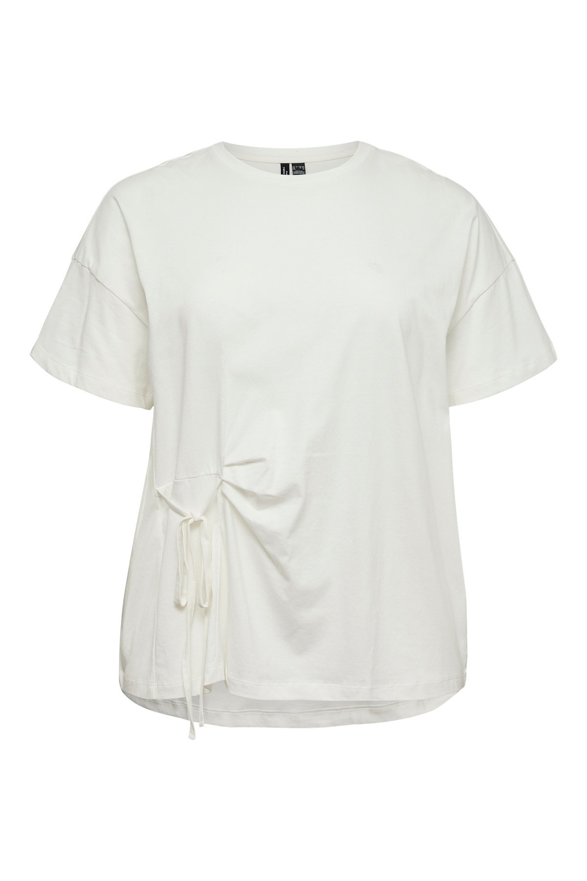 T-Shirt από Οργανικό Βαμβάκι με Δέσιμο στη Μέση VERO MODA