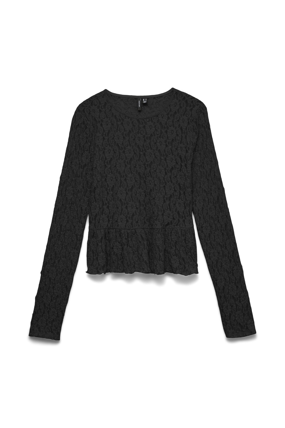 Μπλούζα δαντέλα με πέπλουμ VERO MODA