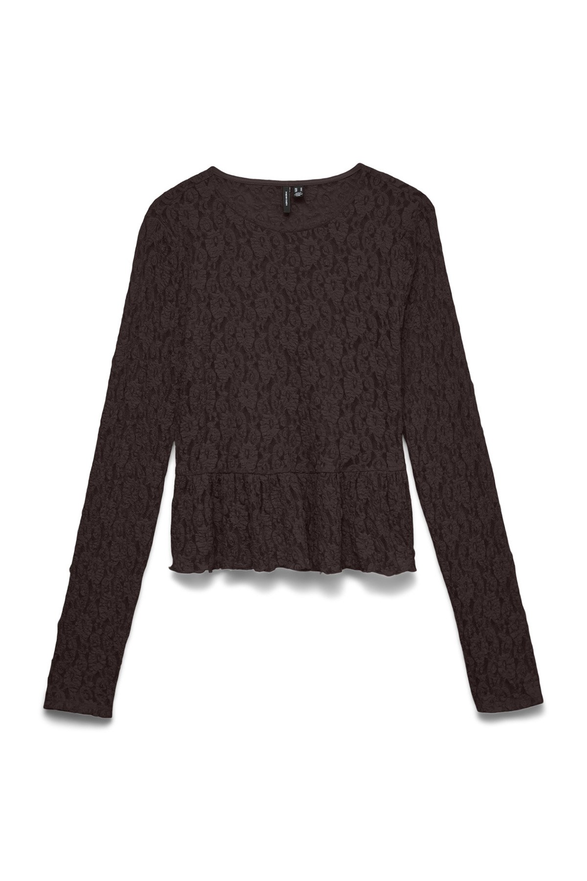 Μπλούζα δαντέλα με πέπλουμ VERO MODA