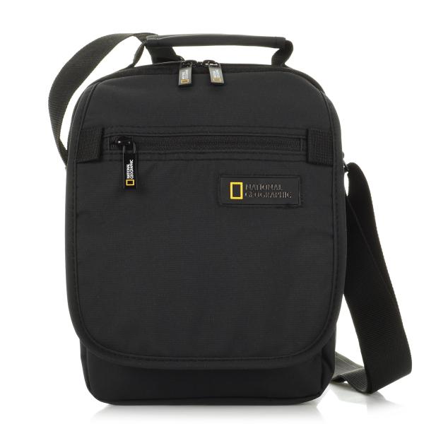 Τσαντάκι Χιαστί με Χεράκι National Geographic Mutation Utility Bag with Flap N18384.06 Black