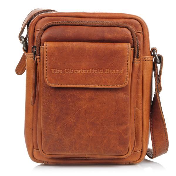 Δερμάτινο Τσαντάκι Χιαστί The Chesterfield Brand Jeff C48.0714 31 Cognac