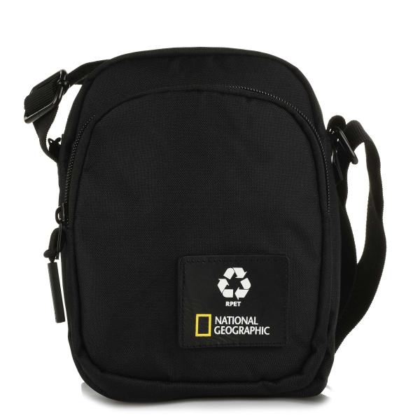 Τσαντάκι Χιαστί National Geographic Ocean 2 Compartments Utility Bag N20902.06 Black