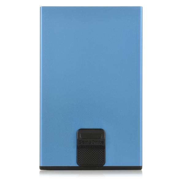 Slide-Up Μεταλλική Καρτοθήκη Samsonite Alu Fit 201 - Slide-Up Case RFID 133888-1875 True Blue