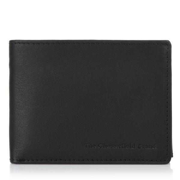 Δερμάτινο Πορτοφόλι Μικρό με Flap The Chesterfield Brand Marvin RFID C08.0406 00 Black