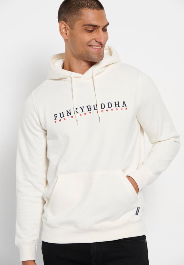 Φούτερ με κουκούλα και branded τύπωμα