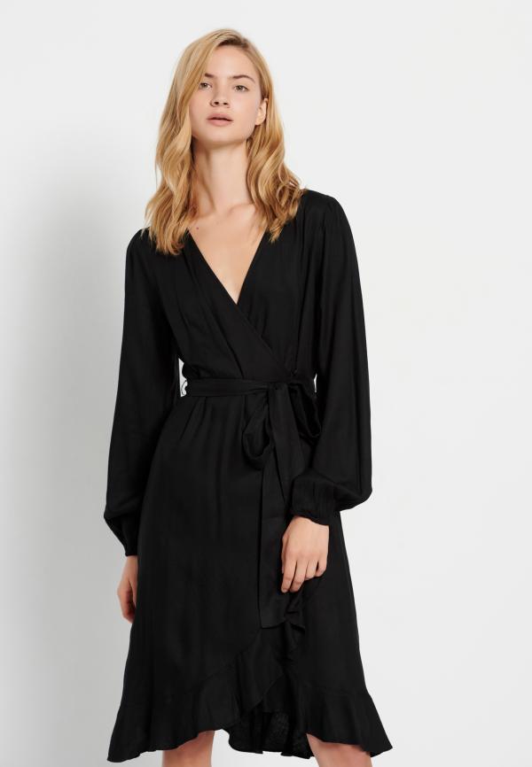 Μάξι κρουαζέ φόρεμα από βισκόζη