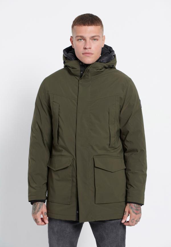 Ανδρικό παρκά με κουκούλα