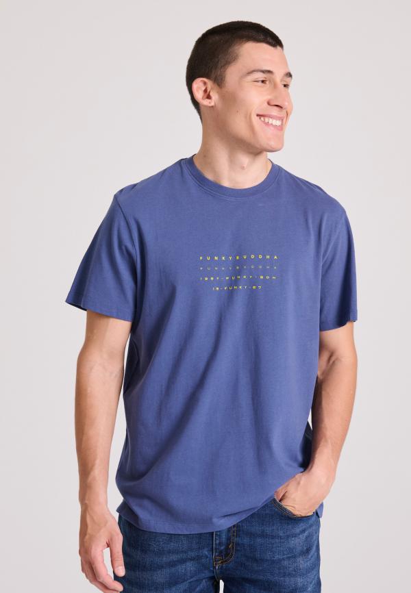 T-shirt με text artwork τύπωμα