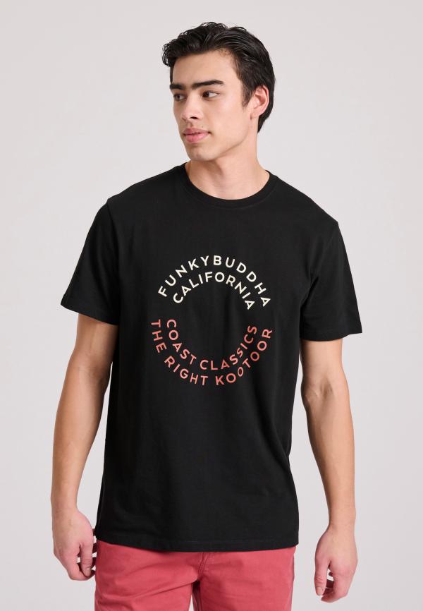 T-shirt με text artwork τύπωμα στο στήθος