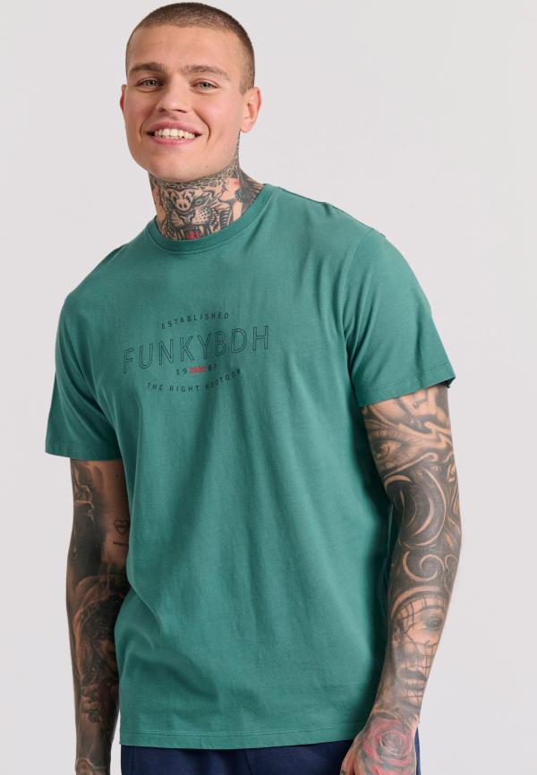 T-shirt με Funky Buddha τύπωμα