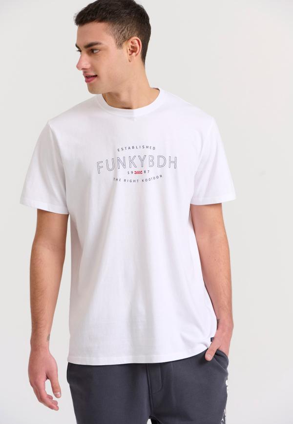 T-shirt με Funky Buddha τύπωμα