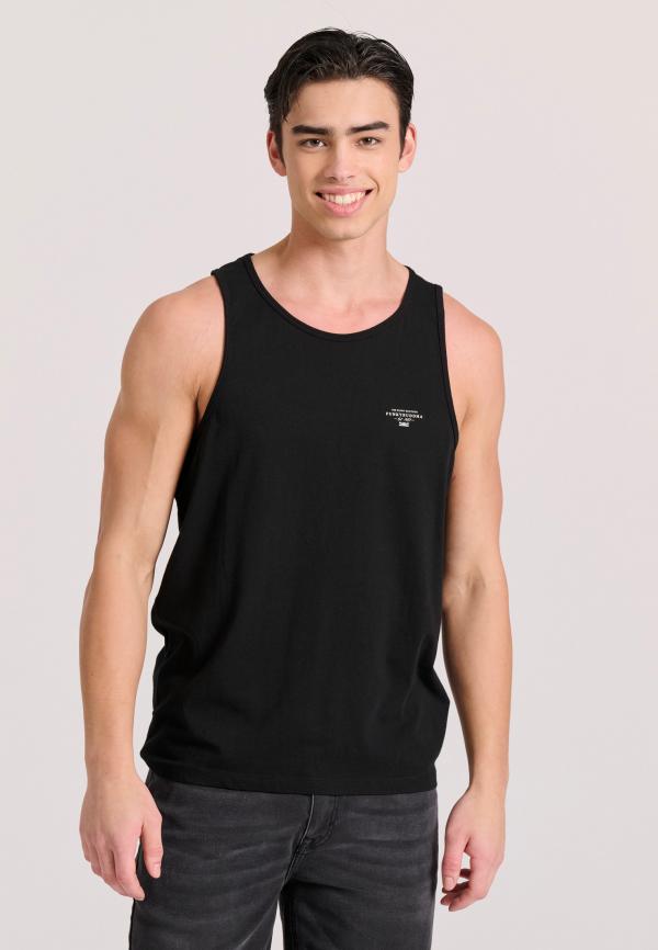 Ανδρικό tank top με logo στο στήθος