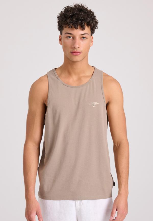 Ανδρικό tank top με logo στο στήθος