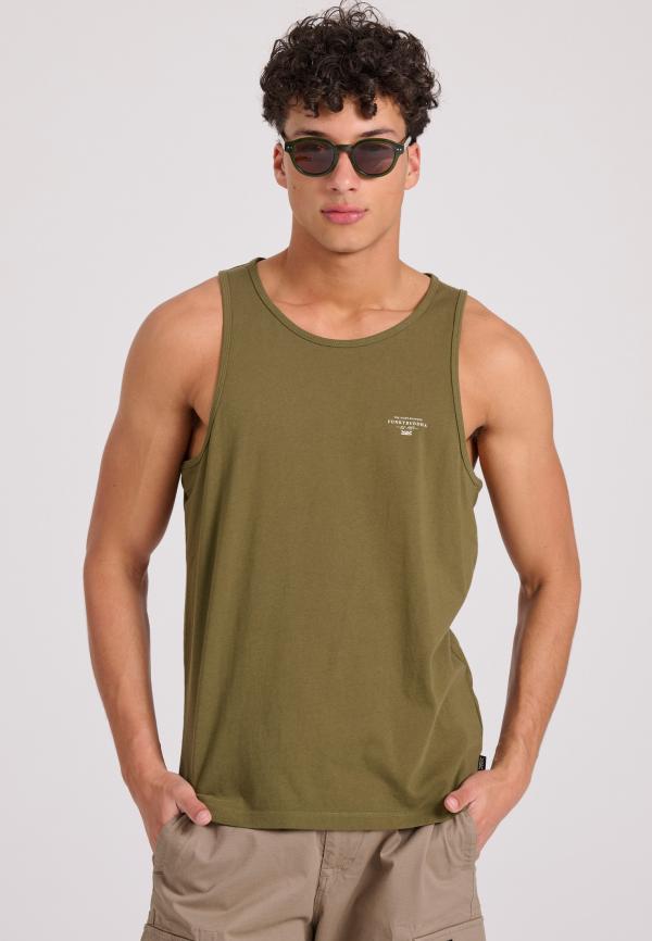 Ανδρικό tank top με logo στο στήθος