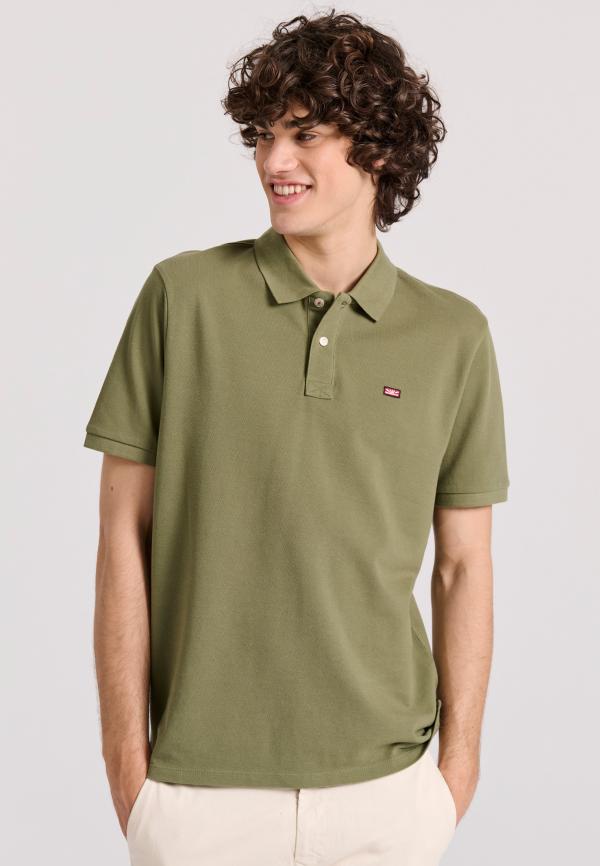 Essential polo μπλούζα με κεντημένο logo