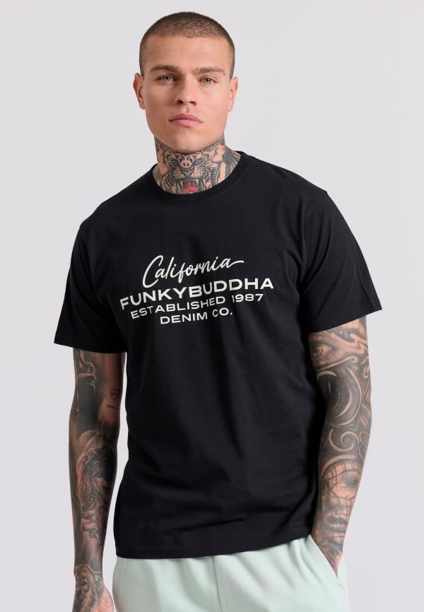 T-shirt με Funky Buddha τύπωμα