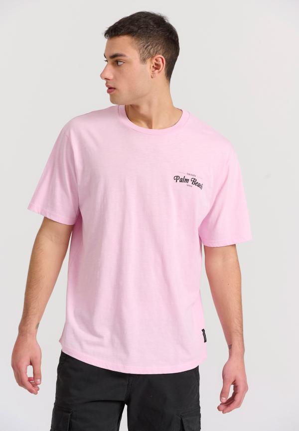 Relaxed fit με tropical print στην πλάτη