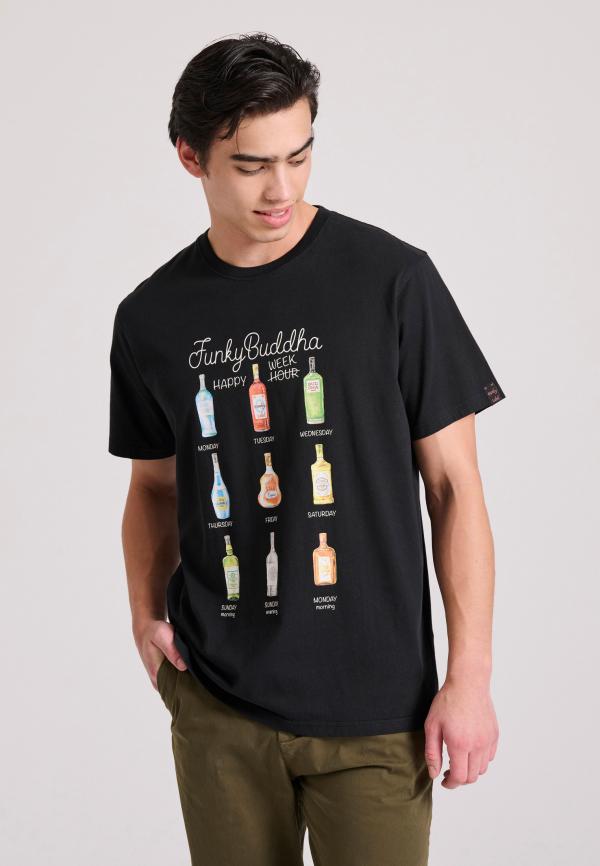 T-shirt με weekly plan τύπωμα