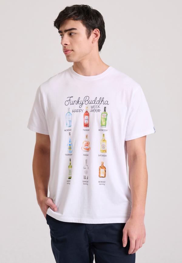 T-shirt με weekly plan τύπωμα