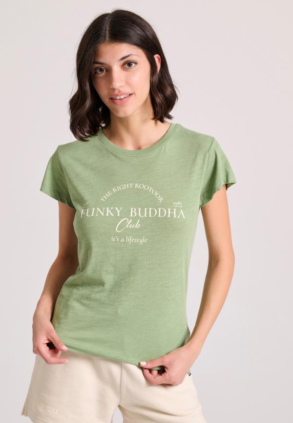 Γυναικείο t-shirt με Funky Buddha τύπωμα