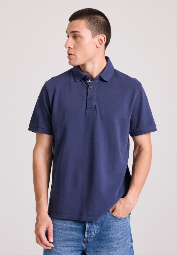 Polo μπλούζα με branded τύπωμα στην εσωτερική πατιλέτα