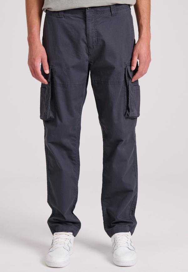 Loose tapered fit cargo παντελόνι σε ζακάρ ύφανση