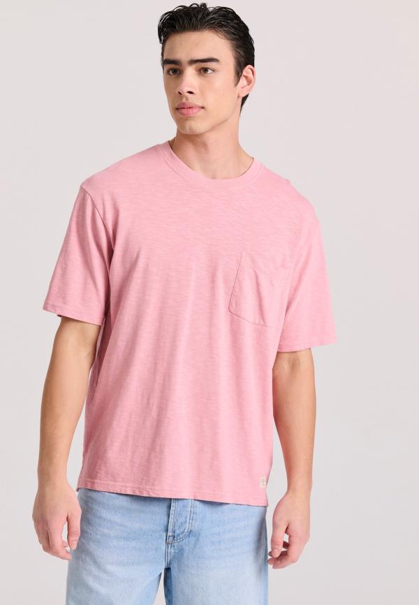 Relaxed fit t-shirt με τσέπη στο στήθος