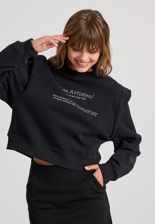 Φούτερ με graphic τύπωμα στο στήθος