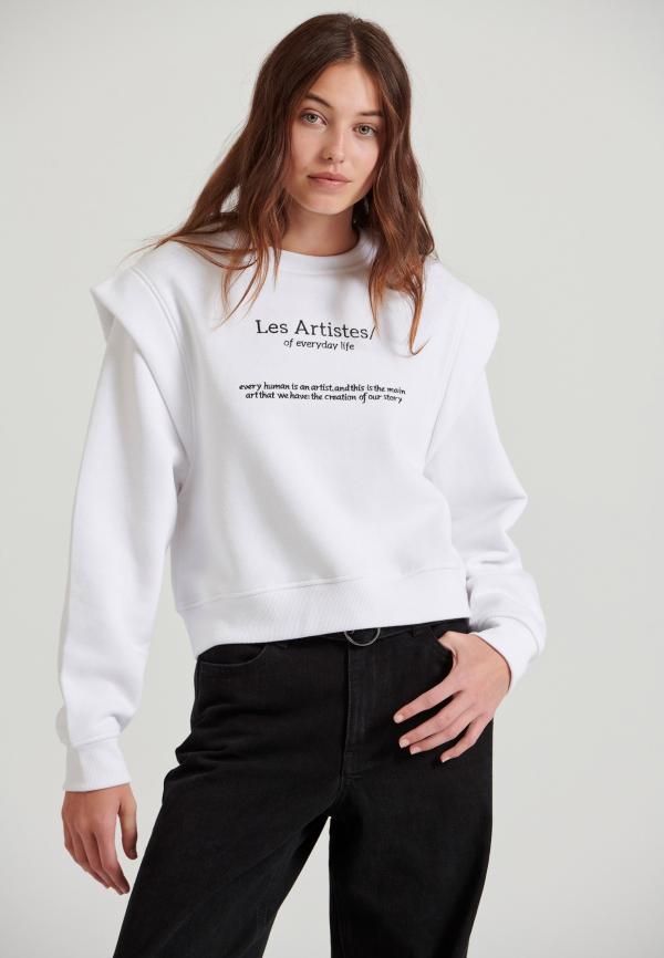 Φούτερ με graphic τύπωμα στο στήθος