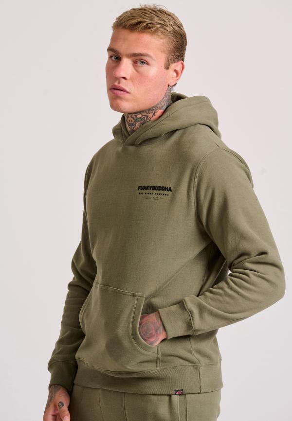 Relaxed fit φούτερ με τύπωμα στην πλάτη