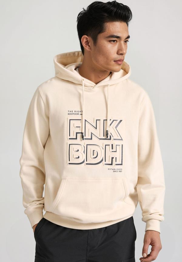 Relaxed fit φούτερ με embossed τύπωμα στο στήθος