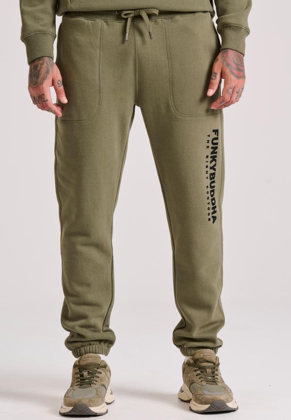 Παντελόνι φόρμας με branded flock τύπωμα
