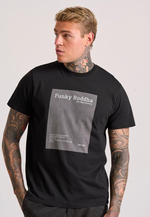 T-shirt με minimal branded τύπωμα