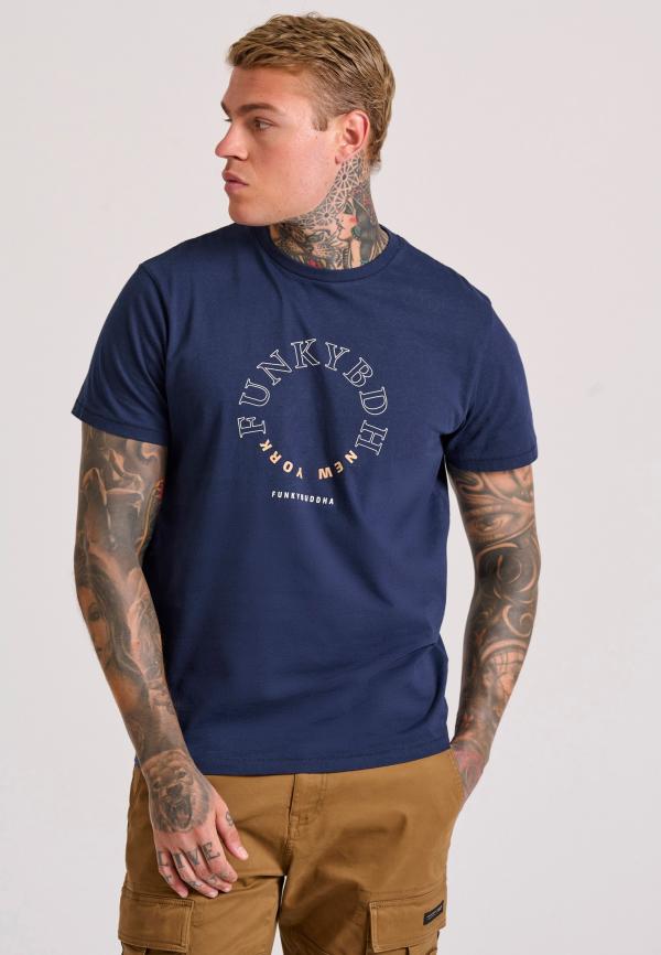 T-shirt με graphic τύπωμα στο στήθος