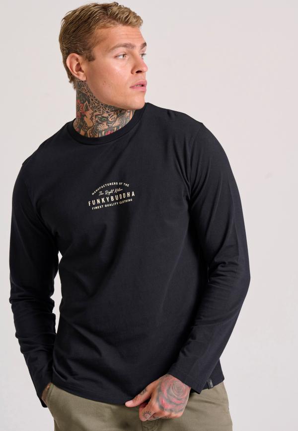 T-shirt με Funky Buddha τύπωμα στο στήθος