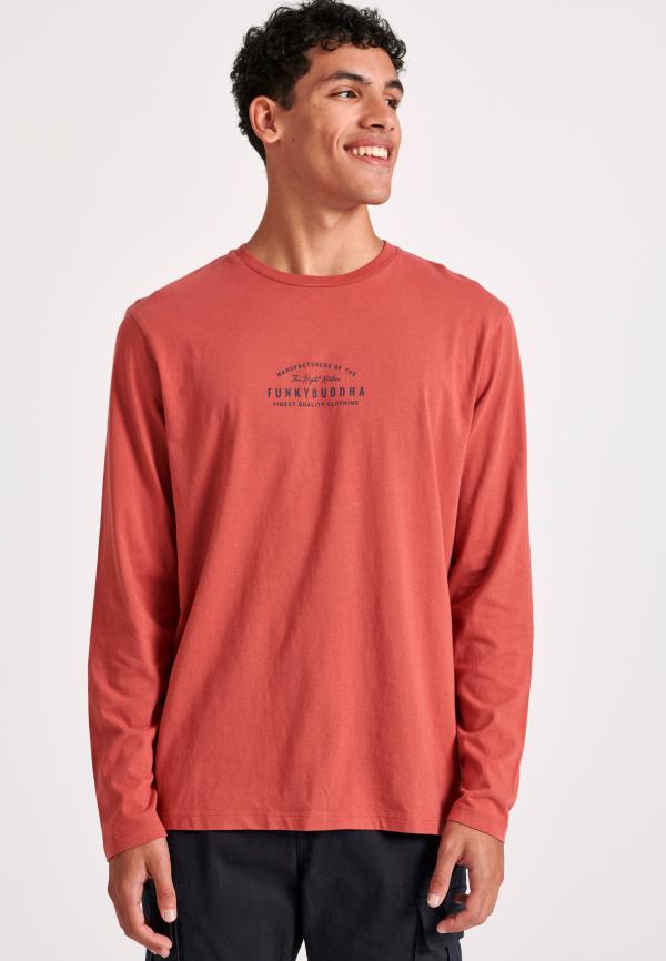 T-shirt με Funky Buddha τύπωμα στο στήθος