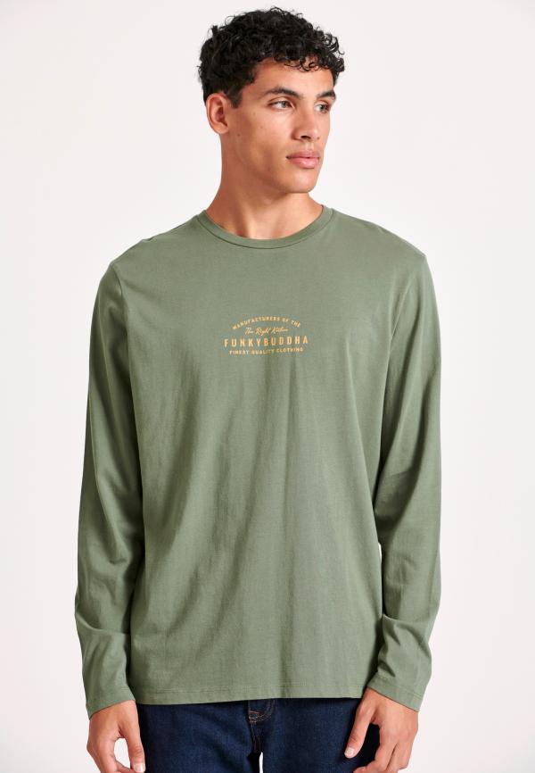 T-shirt με Funky Buddha τύπωμα στο στήθος