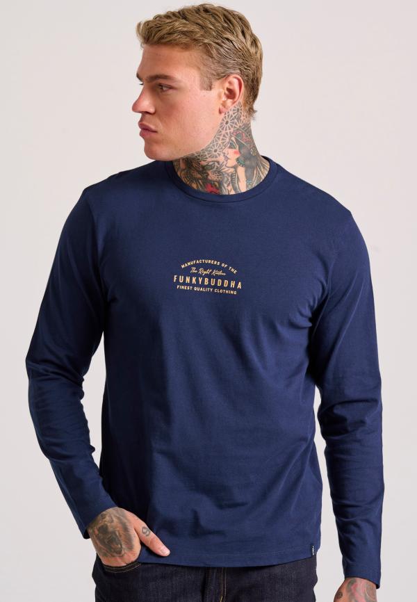 T-shirt με Funky Buddha τύπωμα στο στήθος