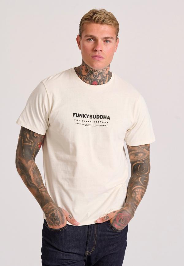 T-shirt με flock artwork τύπωμα