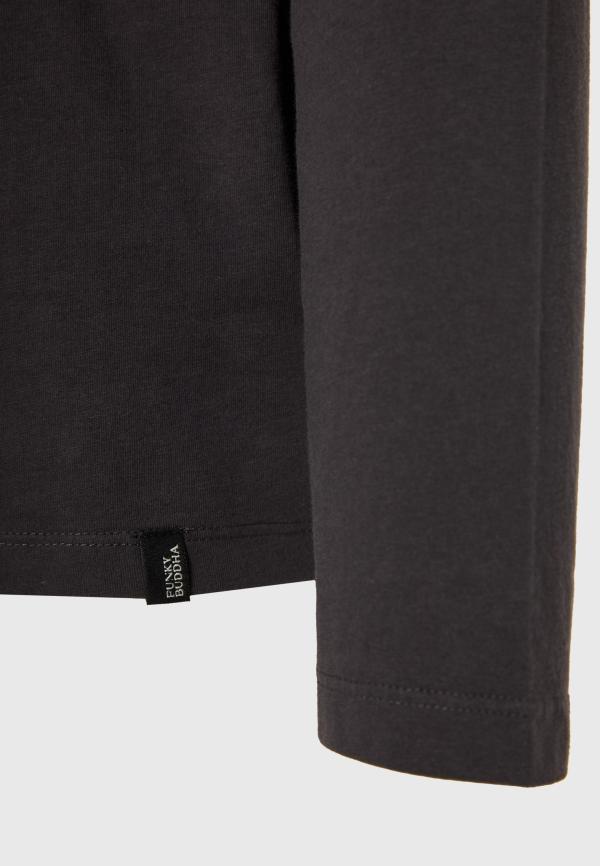 Μακρυμάνικη μπλούζα με κέντημα στο στήθος