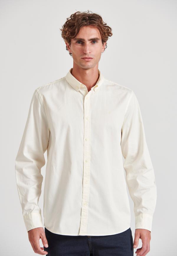 Ανδρικό garment dyed twill πουκάμισο