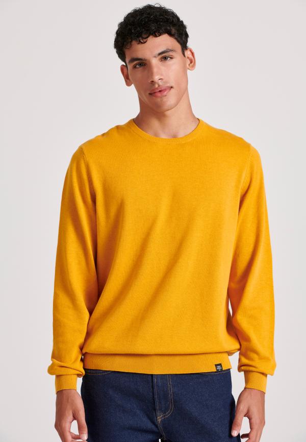 Ανδρικό βαμβακερό πουλόβερ - The essentials