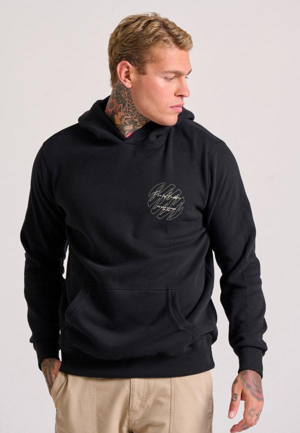 Relaxed fit φούτερ με γραφικό τύπωμα στην πλάτη