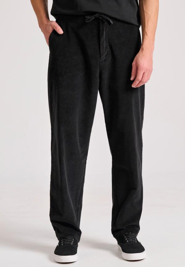 Loose fit garment dyed κοτλέ παντελόνι