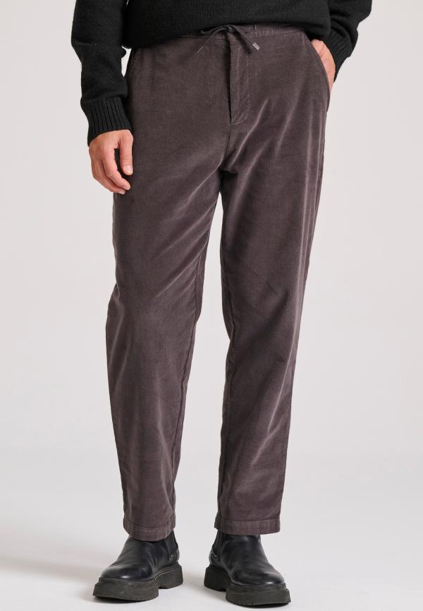 Loose fit garment dyed κοτλέ παντελόνι